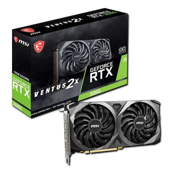MSI 지포스 RTX 3060 벤투스 2X OC D6 12GB MSI코리아