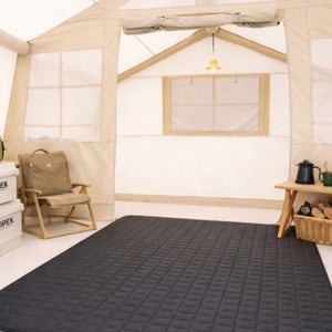 캠핑 에어매트 전용 패드 차콜 모서리 고정밴드