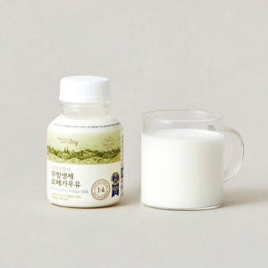 한국야쿠르트 내추럴플랜 무항생제 오메가우유180