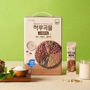 한국야쿠르트 하루곡물 스테비아 호두 아몬드 율무차 (40포)