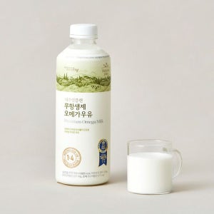 한국야쿠르트 내추럴플랜 무항생제 오메가우유930