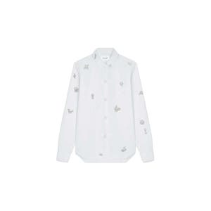 [Pièces Uniques : 피에스 유니크] LA CHEMISE EMIN SHIRTS PERLE WHITE