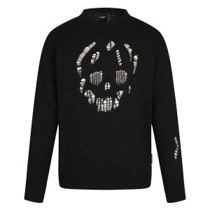 [하이드로겐]남성 디스트로이드 니트 Z4222500010