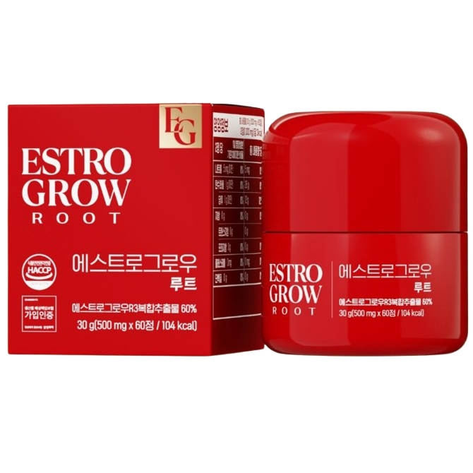에스트로그로우 루트 500mg x 60정, 1개