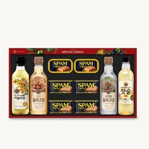 카놀라유 올리고당 맛술 스팸 선물세트 4묶음 1박스 추석선물세트 선물세트 설날선물세트