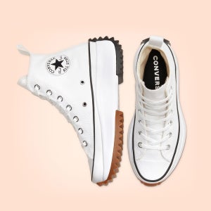 컨버스 CONVERSE 런스타 하이크 화이트 하이 166799C