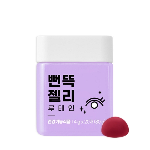 니몸내몸 뻔뜩 젤리 루테인 4g x 20구미, 6개