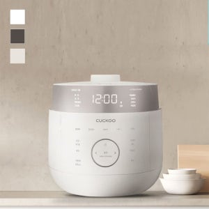 본사직영) 쿠쿠 트윈프레셔 마스터셰프 6인용 IH밥솥 그레이스화이트 CRP-LHTR0610