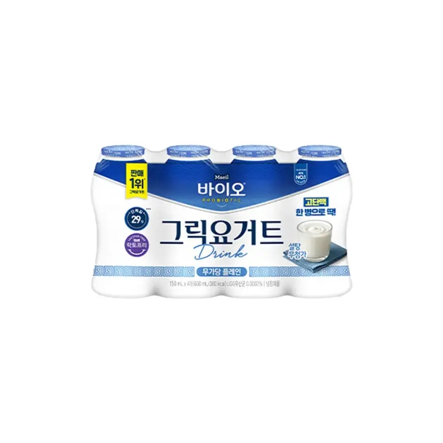 매일바이오 그릭요거트 드링크: 무가당플레인맛