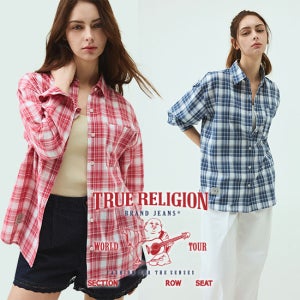 트루릴리전 26SS 체크셔츠 2종 여성