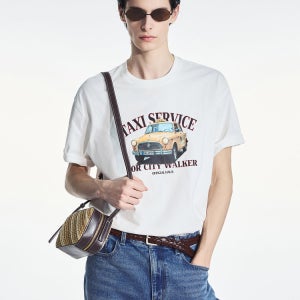 [티엔지티] City Walker Graphic Tee (White) TNTS6E214WT