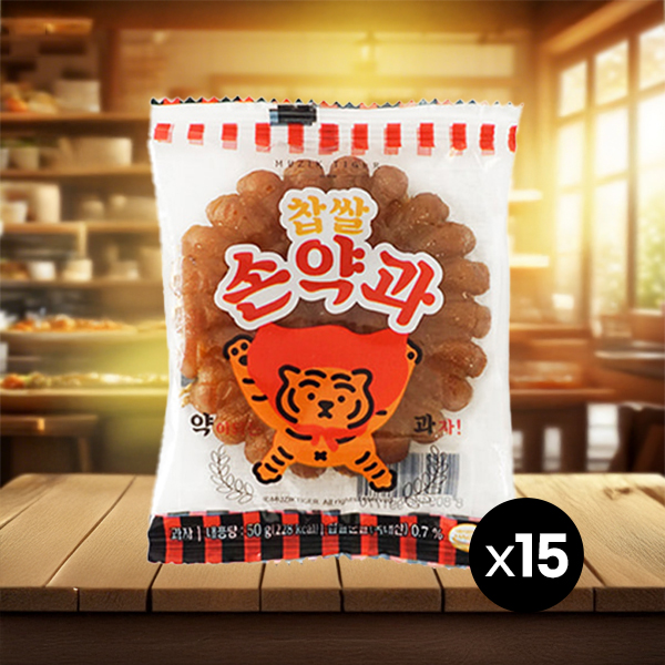 한진식품 무직타이거 찹쌀손약과