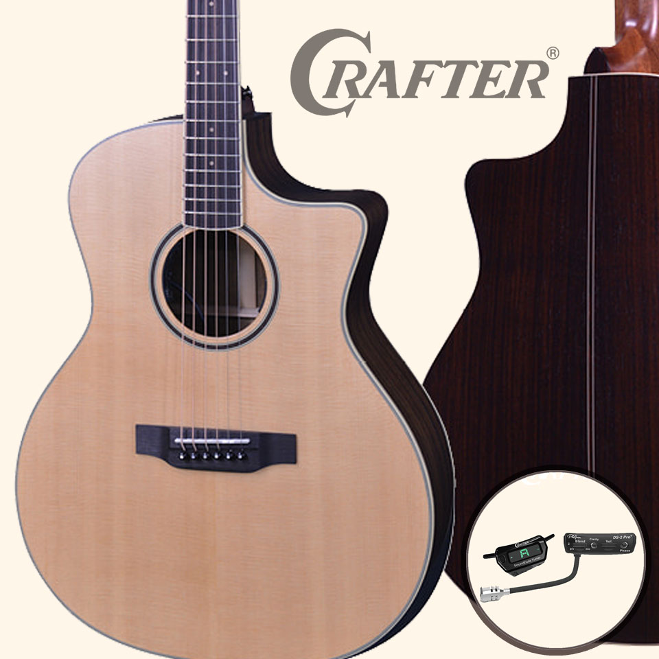 Crafter 크래프터 ES G-ROSEce 올솔리드 어쿠스틱기타 1개