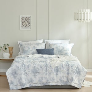 [단독 기획] 이브 아이실냉감 차렵이불 블루그레이 SS/Q