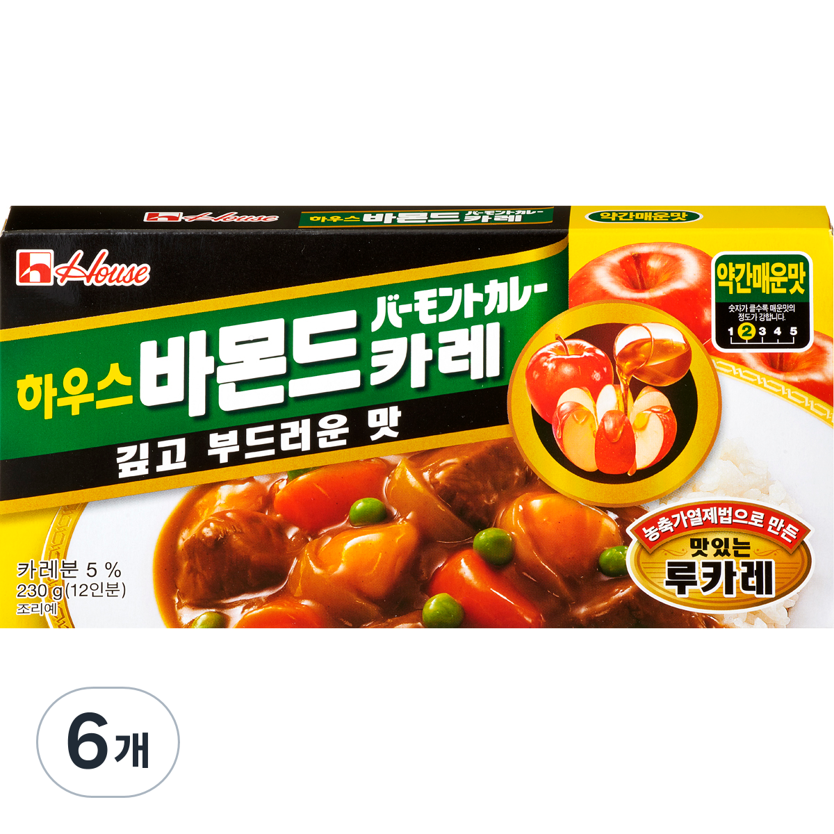 하우스식품 하우스 바몬드카레: 약간매운맛