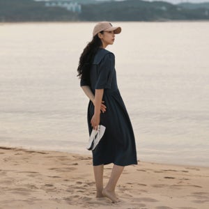 엔틸론 린넨 원피스 Z169