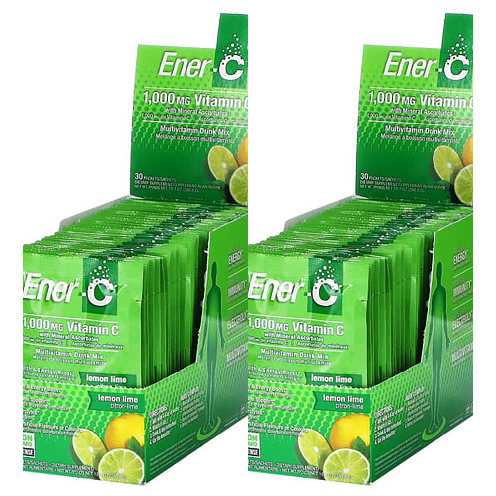 <b>비타민C</b> 종합<b>비타민</b> 드링크 믹스 <b>레몬 라임</b> 맛 <b>1000mg</b> 9.56g x 60팩