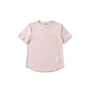 톰브라운 밀라노 코튼 반팔 티셔츠 라이트 핑크 FJS223A J0055 640 26SS 포켓 티 154697824