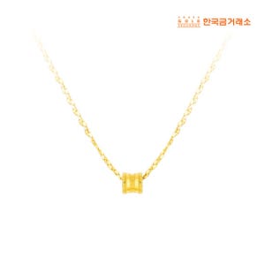 한국금거래소 24K 벨라 두줄 팬던트 목걸이