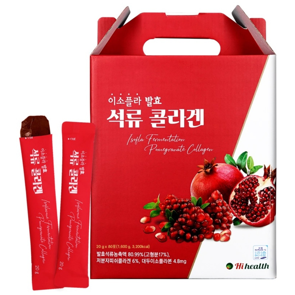 하이헬스 이소플라 발효 석류콜라겐 젤리스틱  1.6kg  1개