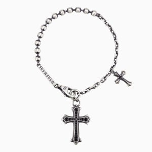 마르스마크 Stellar Cross Mixed Chain Bracelet L