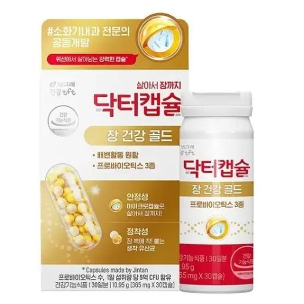 닥터캡슐 장건강 골드 365mg x 30캡슐, 1개