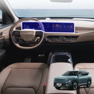 기아 EV5 차량용 내비게이션 논글레어 지문방지 보호필름 무광 눈부심방지