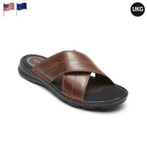 락포트 남성 다윈 엑스밴드 샌들 코치 브라운