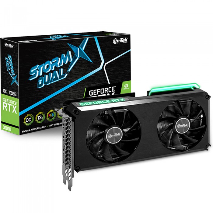 이엠텍 지포스 RTX 3060 STORM X Dual OC D6 12GB 이엠텍아이엔씨