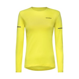 [고어웨어] 콘테스트 2.0 롱 슬리브 우먼 - 워시드 네온 옐로우 (여성용) 긴팔 102703