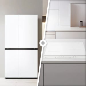 LG 디오스 AI 오브제컬렉션 냉장고 (양문형)  + LG 디오스 인덕션 (S836MQQ012 + BEI3QKHLOE)