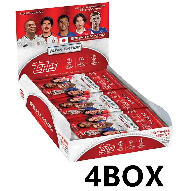 오리지널 2025 탑스 컬렉션 카드 일본판 축구 사쿠라 홀란드 야말 사인  02 4BOX