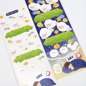 [씰스티커] 꿈꾸는 오늘도 잘자양, 단잠팩토리