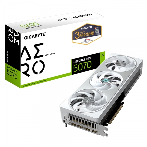 기가바이트 지포스 RTX 5070 AERO OC D7 12GB 피씨디렉트
