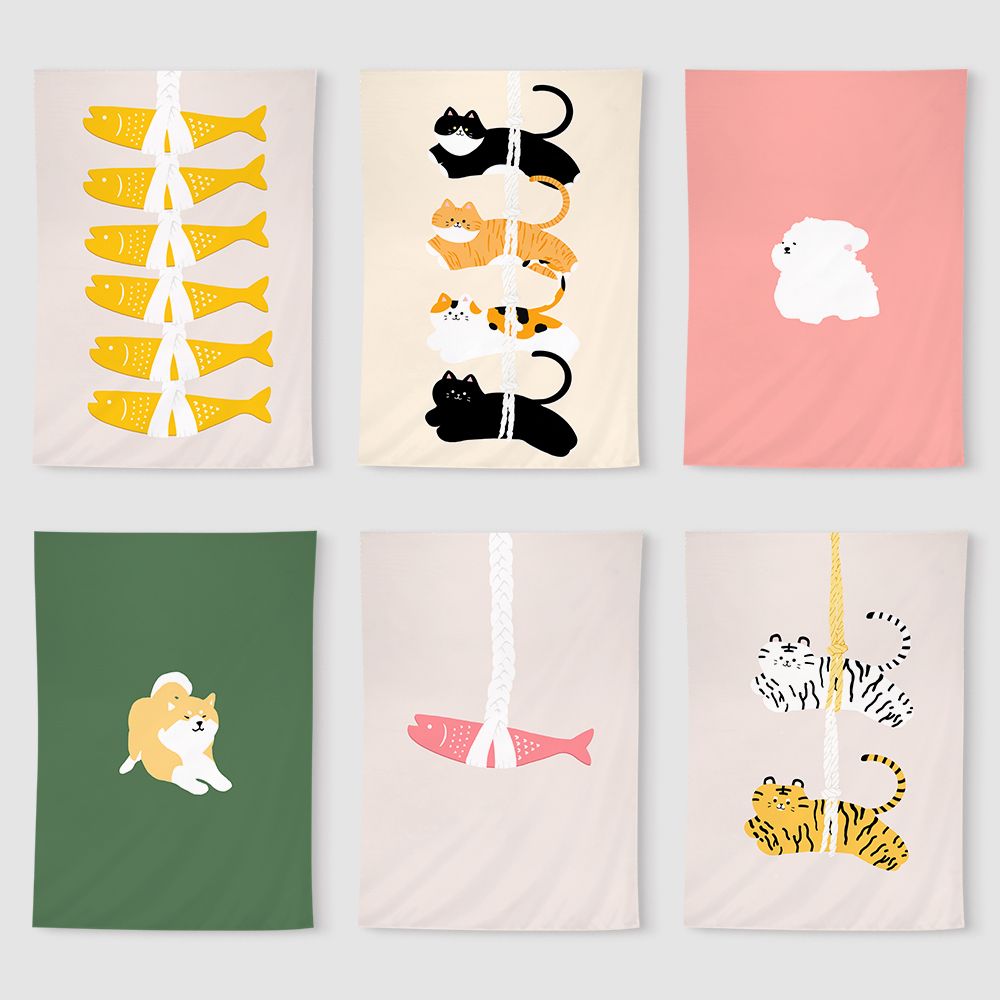 디어먼트 패브릭 명태 포스터