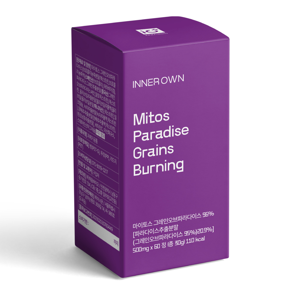 마이토스 파라다이스 그레인 버닝 500mg x 60정, 1개