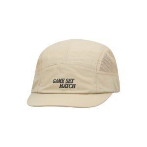 [게임 셋 매치] 게임셋매치 메쉬 러닝캡 [베이지] GSM-CAP-BG01