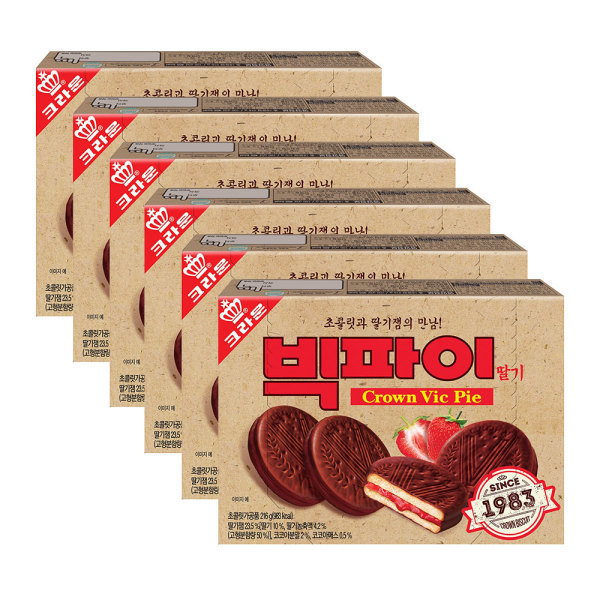 크라운 빅파이 216Gx6개 (10,840원) (무료)
