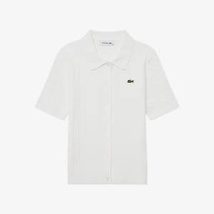 라코스테 케이블 반팔 폴로 가디건 AF280E 56G