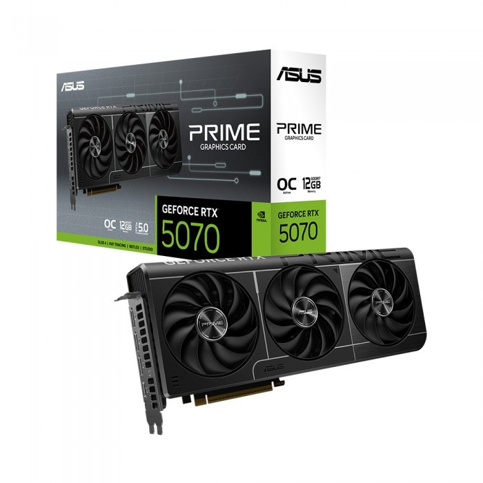 ASUS PRIME 지포스 RTX 5070 OC D7 12GB 대원씨티에스, 블랙