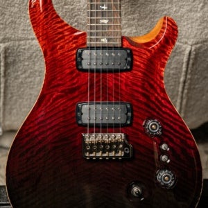 PRS Custom 24-08 Figured Mango Top Limited Edition-Fire Red to Gray Black Fade w/Ziricote FB & TCI P