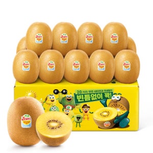 맛젤 슈퍼점보 3kg내외 (개별 185g내외 16개입) 제스프리 썬골드키위