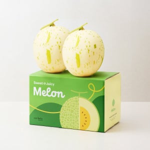 [새벽에On] 부드럽고 달콤한, 백옥빛 백자 멜론 1.5kg / 3kg (13brix)