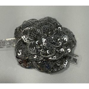 [] 10016593 실버 스팽글 플라워 지비츠 (E45039491)