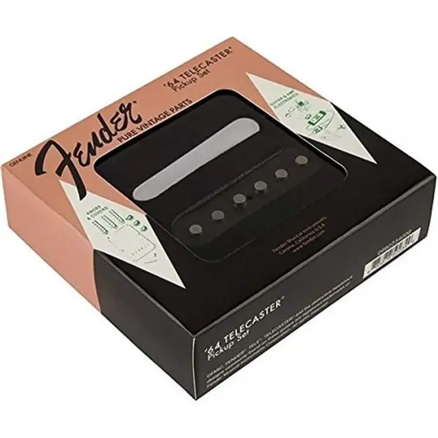 Fender 펜더 Fender Pure Vintage 64 텔레캐스터 픽업 세트 크롬