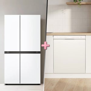 LG 디오스 AI 오브제컬렉션 냉장고 + LG 디오스 오브제컬렉션 식기세척기 (S836MQQ012 + DUE5BGL1E)