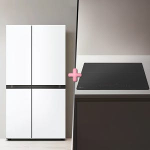 LG 디오스 AI 오브제컬렉션 냉장고 + LG 디오스 오브제컬렉션 인덕션 (S836MQQ012 + BEI3ASB2OE)