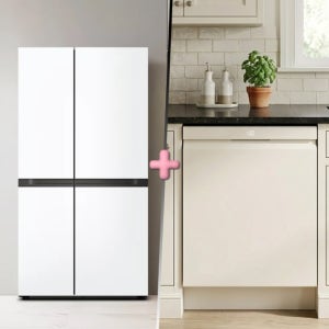 LG 디오스 AI 오브제컬렉션 냉장고 + LG 디오스 AI 오브제컬렉션 식기세척기 (S836MQQ012 + DUE6BGL1E)
