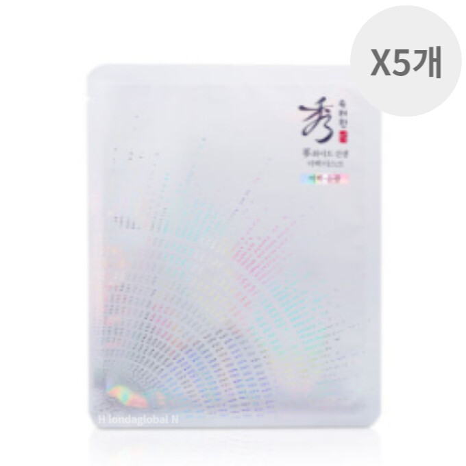 수려한백삼미백겔마스크