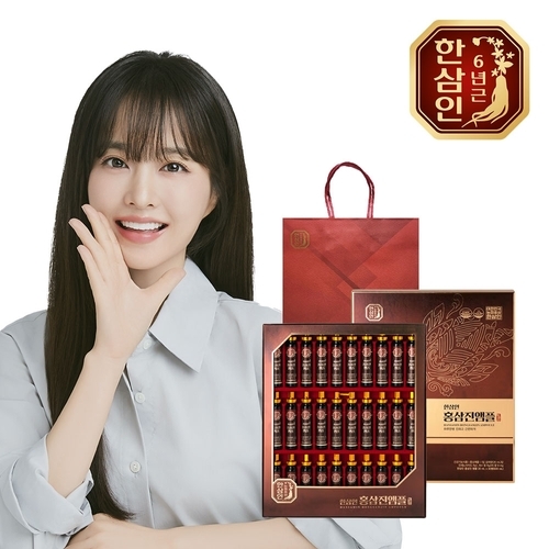 한삼인 [농협홍삼] <b>한삼인 홍삼진앰플 20ml</b> 30병+쇼핑백